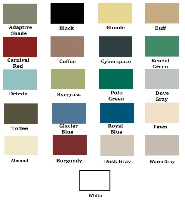 Color Chart Baked Enamel.jpg Restroom Partitions